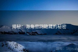 揭秘：海角官网隐藏的秘密
