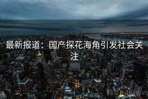 最新报道：国产探花海角引发社会关注