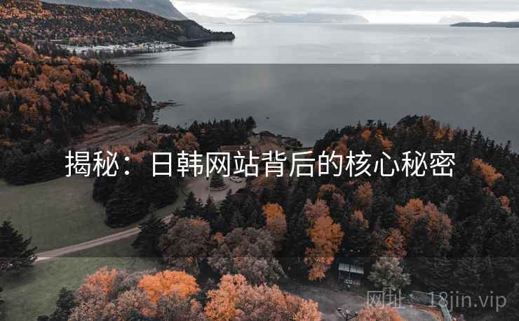 揭秘：日韩网站背后的核心秘密